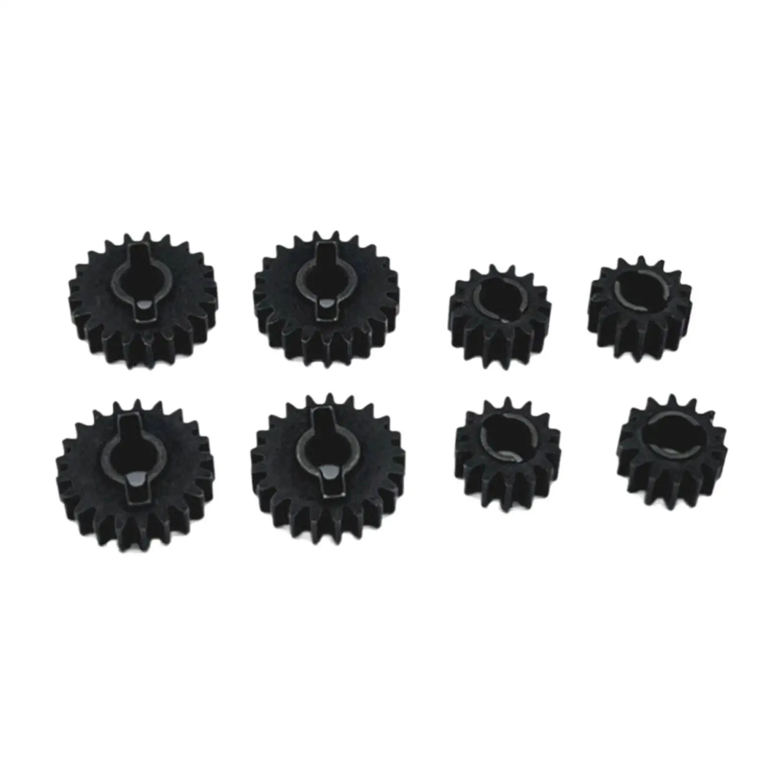 8Pcs RC Front Rear Axle Gear Set 1:24 DIY Accs 21T 14T Gears Replacements Parts for Fcx24 Vehicles Model Crawler Car