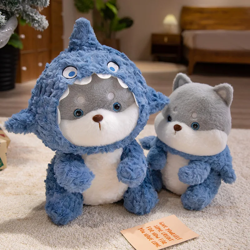 Peluche suave para niños: perro, gato o tiburón - regalo perfecto - imagen 3