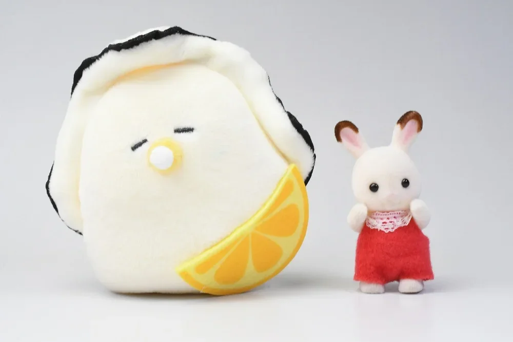 Juguetes de cápsula de grito de ojos redondos para restaurante japonés, Mugyunui, Namagaki, ostra kawaii, mascota de sonrisa de bebé, animales de peluche BC - imagen 5