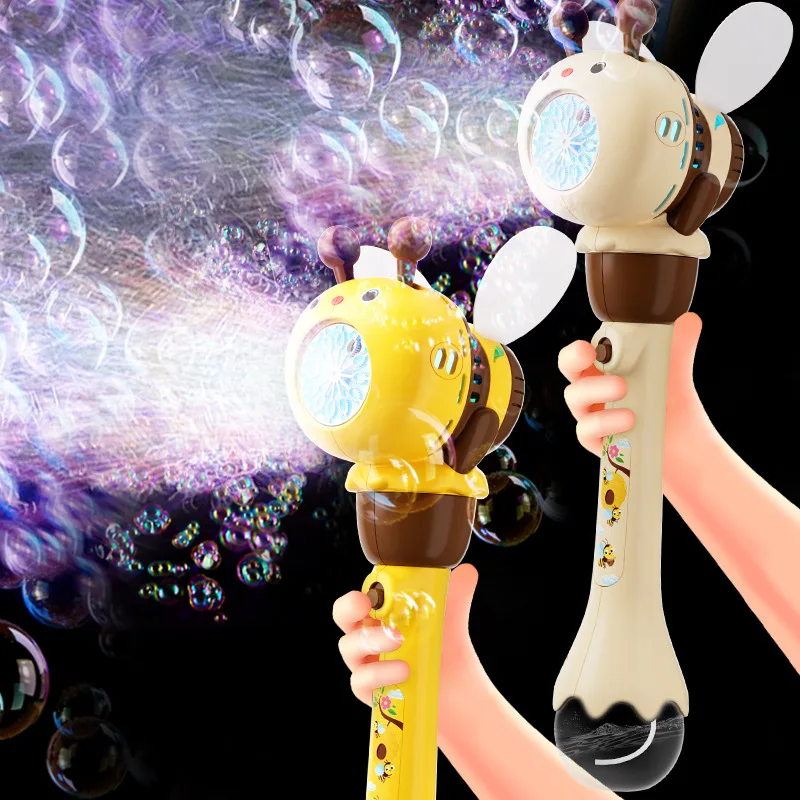 Máquina de burbujas con luz – Sopladora automática infantil para exterior - imagen 2