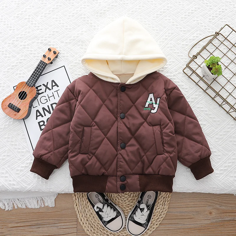 Chaqueta de algodón con capucha para niños – Otoño invierno - imagen 5