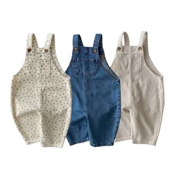 MILANCEL Mono floral con tirantes para niña (3 meses-3 años)