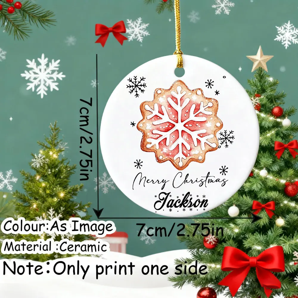 Primera Navidad personalizada para bebés, adorno de primer Navidad para bebés, decoración de árbol de Navidad, regalos para Baby Shower, regalos de Navidad - imagen 3