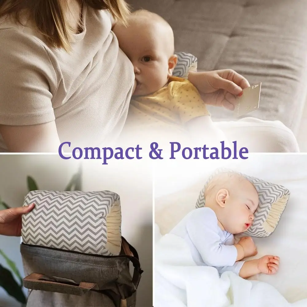 Almohada de lactancia de algodón suave para mamá y bebé - imagen 5