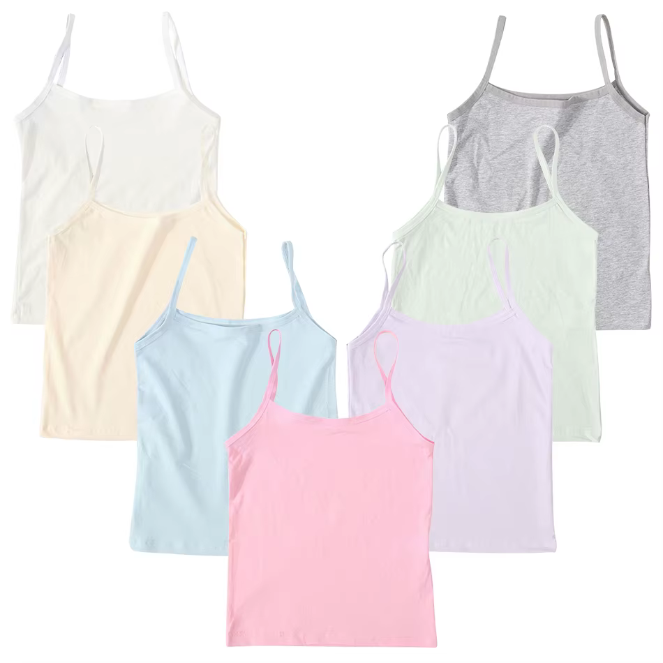 Camisola interior sin mangas para niñas – Body transpirable y cómodo - imagen 2