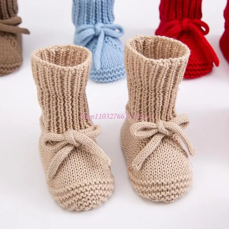 R6FD botines algodón con lazo ajustable para bebés, construcción punto transpirable, diseño inferior antideslizante, - imagen 2