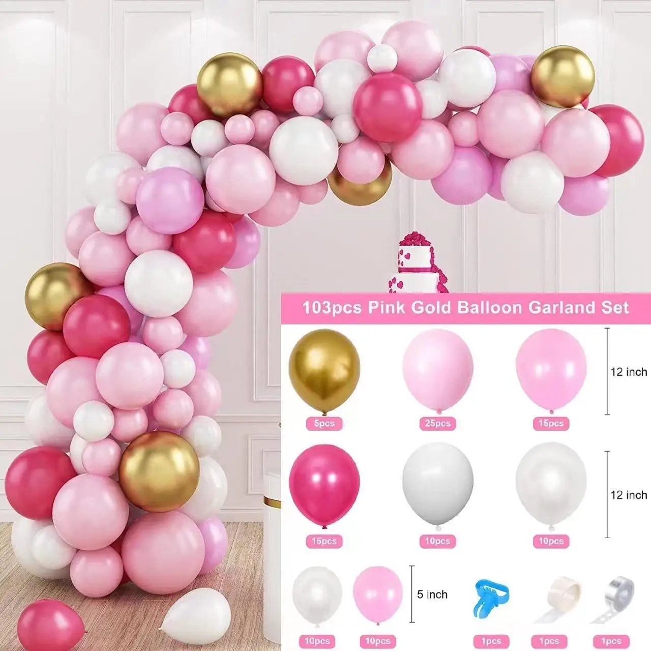 Pink Rose Set
