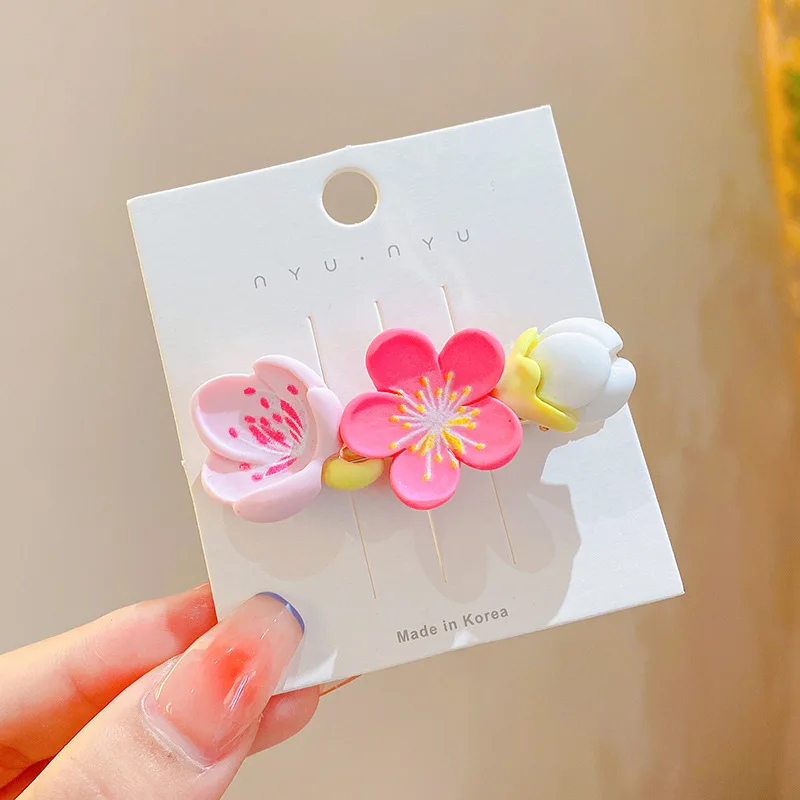 Pinzas para el pelo con flores pequeñas para niña, accesorios bonitos para el cabello, pinzas para el pelo para niño, pasadores, horquillas para niño - imagen 5
