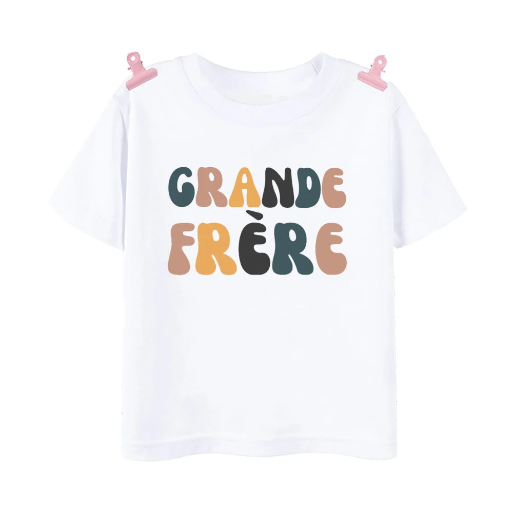 Camisas a juego con estampado de hermana mayor, hermana mayor, hermana pequeña, ropa para niños y hermanos, camisas para niños, Tops y mono para bebé - imagen 5