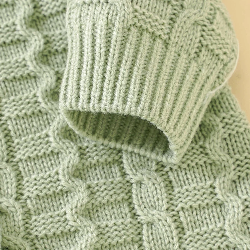 Peleles de punto para bebé con gorrito – Manga larga otoño/invierno - imagen 5