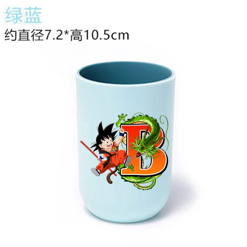 Taza de cepillado de bolas de dragones, tazas de Goku de Anime para hombres, taza de dibujos animados para niños y niñas con empuñadura, regalos de cumpleaños multifuncionales - imagen 2