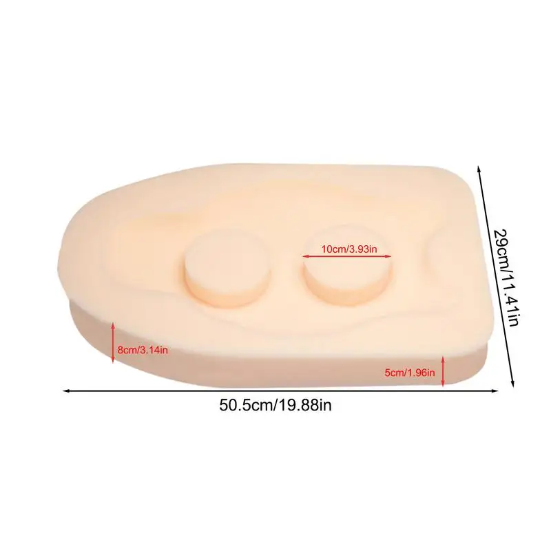 Asiento de esponja antideslizante para baño de bebé - imagen 3
