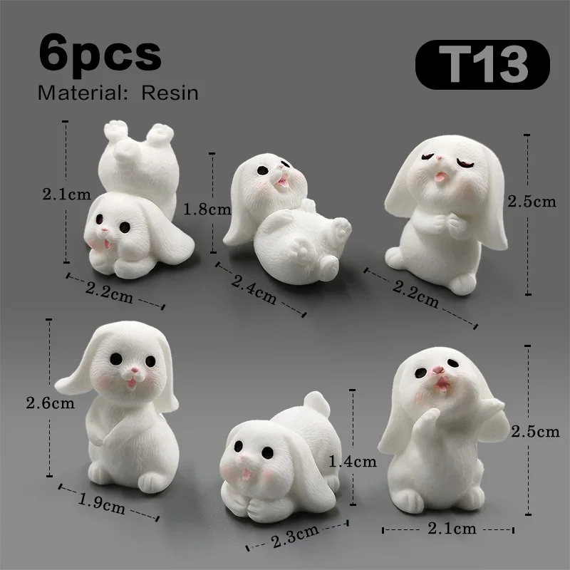 6pcs Rabbit-T13