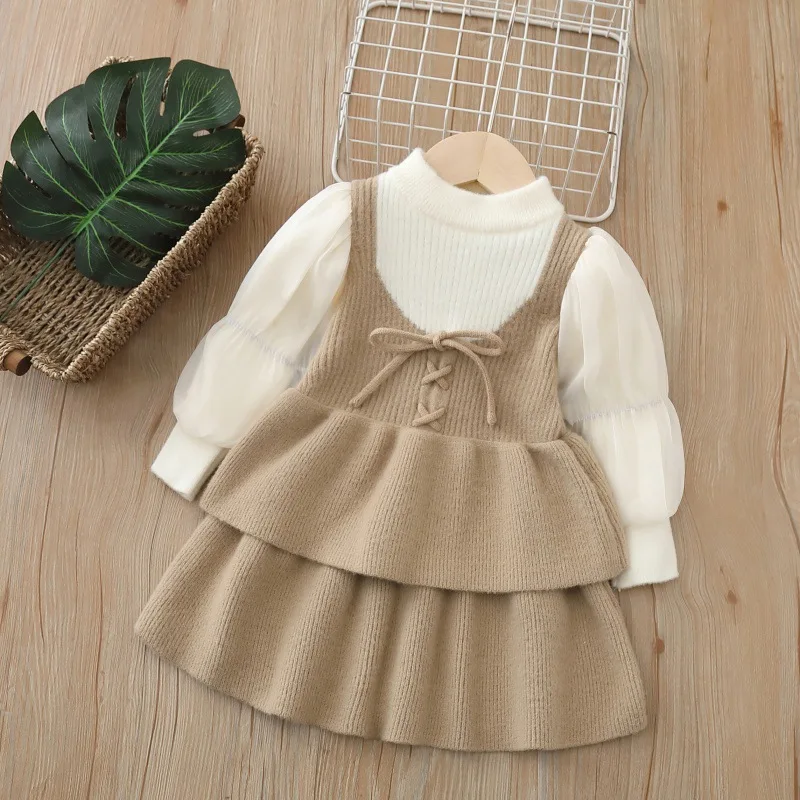 Vestido princesa niña MILANCEL – Manga puff con arco de dulzor