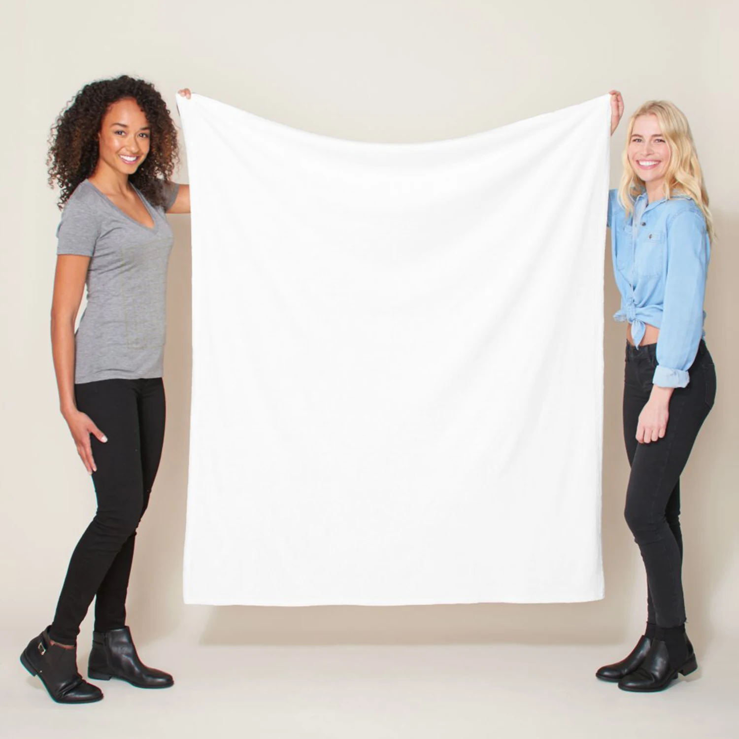 LVYZIHO Manta para bebé totalmente blanca - Manta de 30x40 /48x60 /60x80 pulgadas - imagen 2