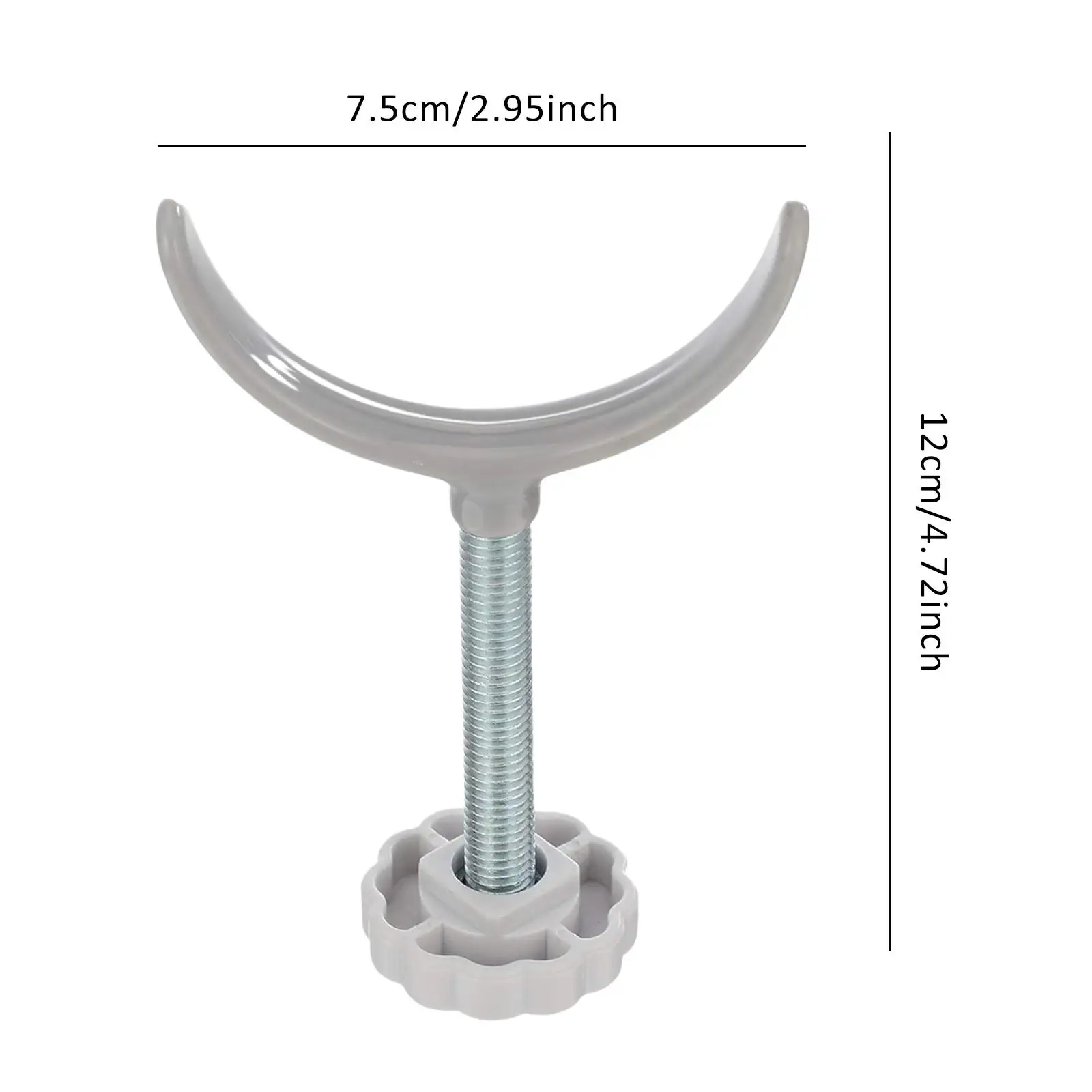 2Pcs Baby Gate Banister Adapters, Parts, U Shape Spindle Rods