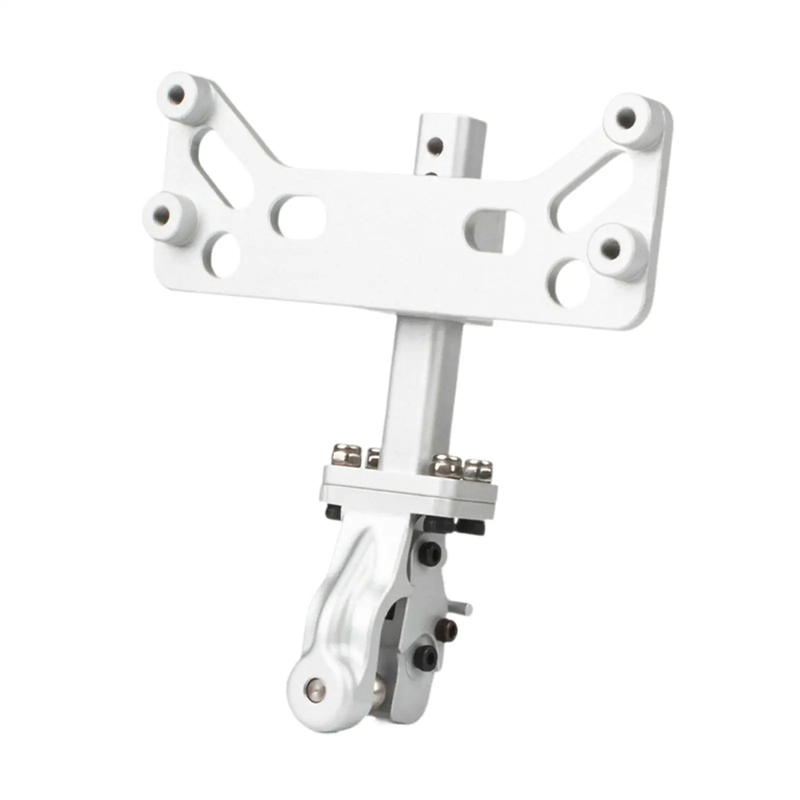 Metal Adjustable Drop Trailer Hitch Receiver Adjustable Stong Spare Parts for 1/6 RC Crawler Toy Vehicles Model Accessories