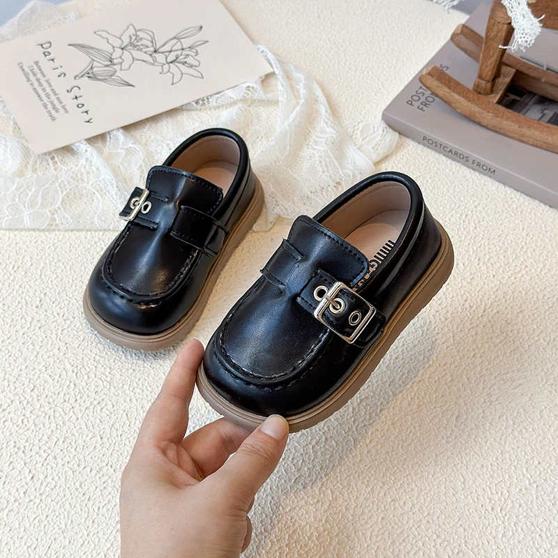 Primavera otoño zapatos casuales para bebés fiesta de cumpleaños estilo caballeros zapatos para niños suela suave antideslizante zapatos para niños pequeños - imagen 4