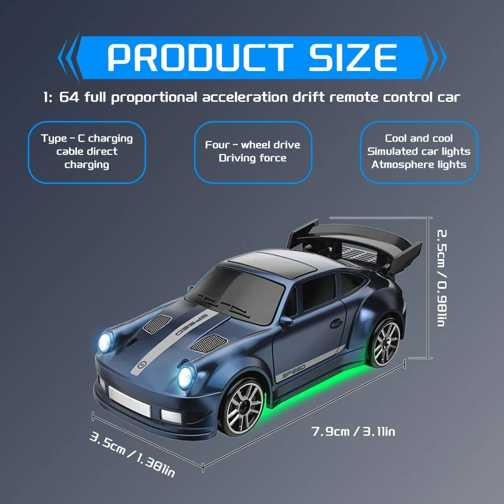Coche teledirigido drift para niños – Diversión interior - imagen 5