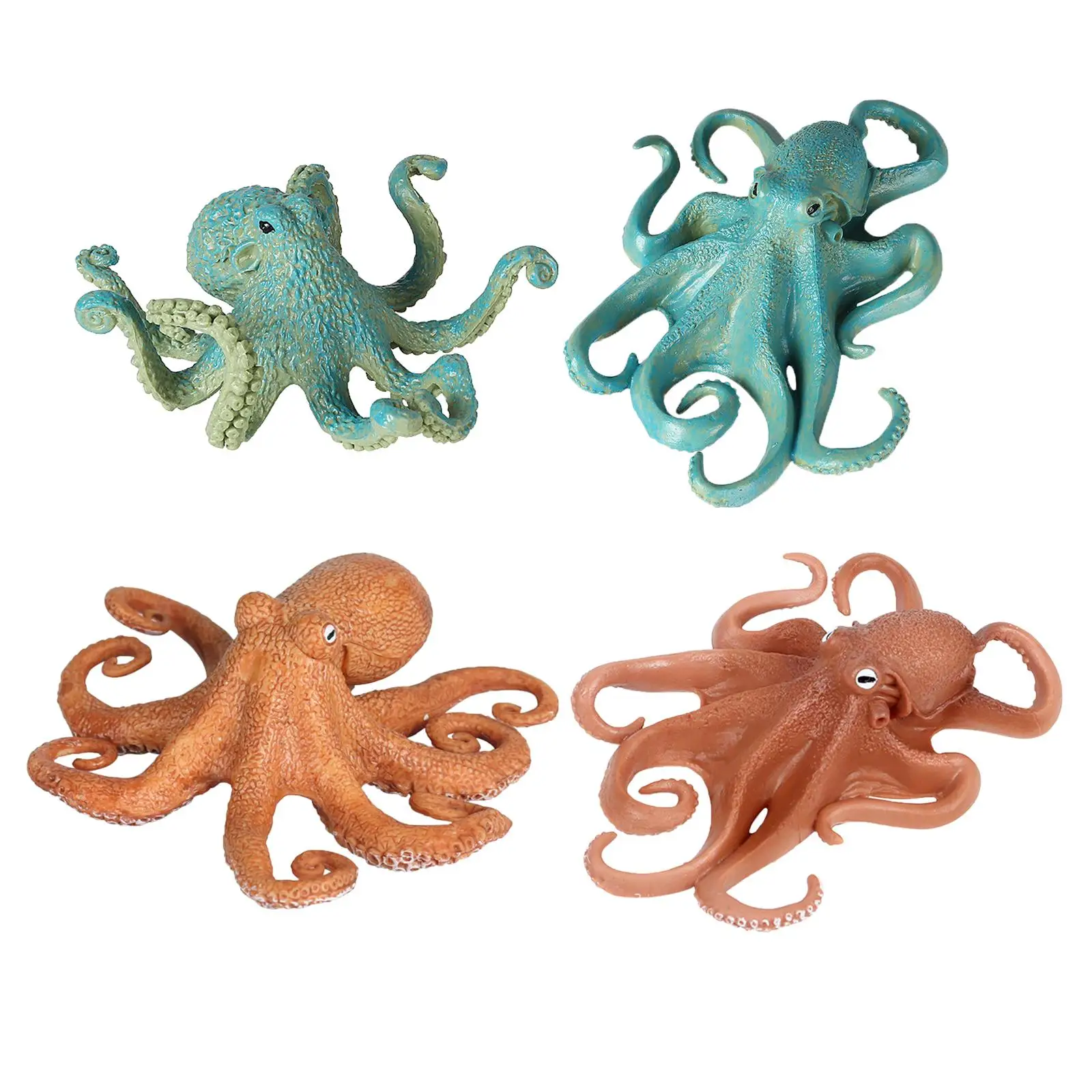  Animal Model Figures Playset Plastic for Desktop Decoration