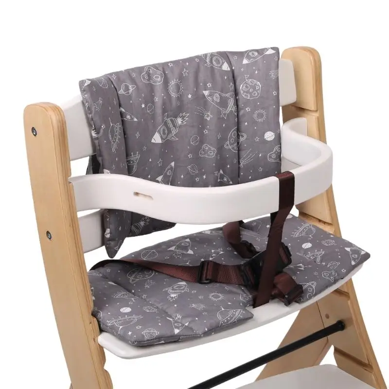 Funda cojín lavable para silla infantil de madera – Limpieza fácil - imagen 3