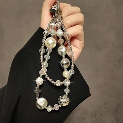 Colgante antipérdida con perlas – Estilo retro
