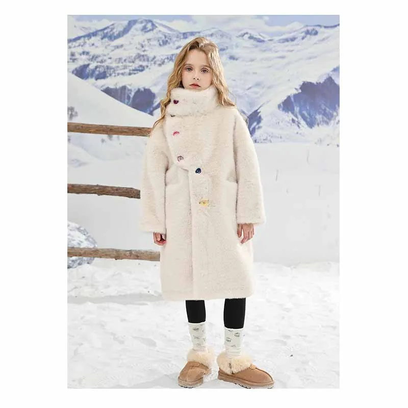 Abrigo de lana para bebé – Cálido y acogedor en invierno - imagen 4
