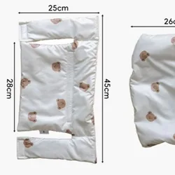 Funda acolchada impermeable para silla alta y asiento de coche