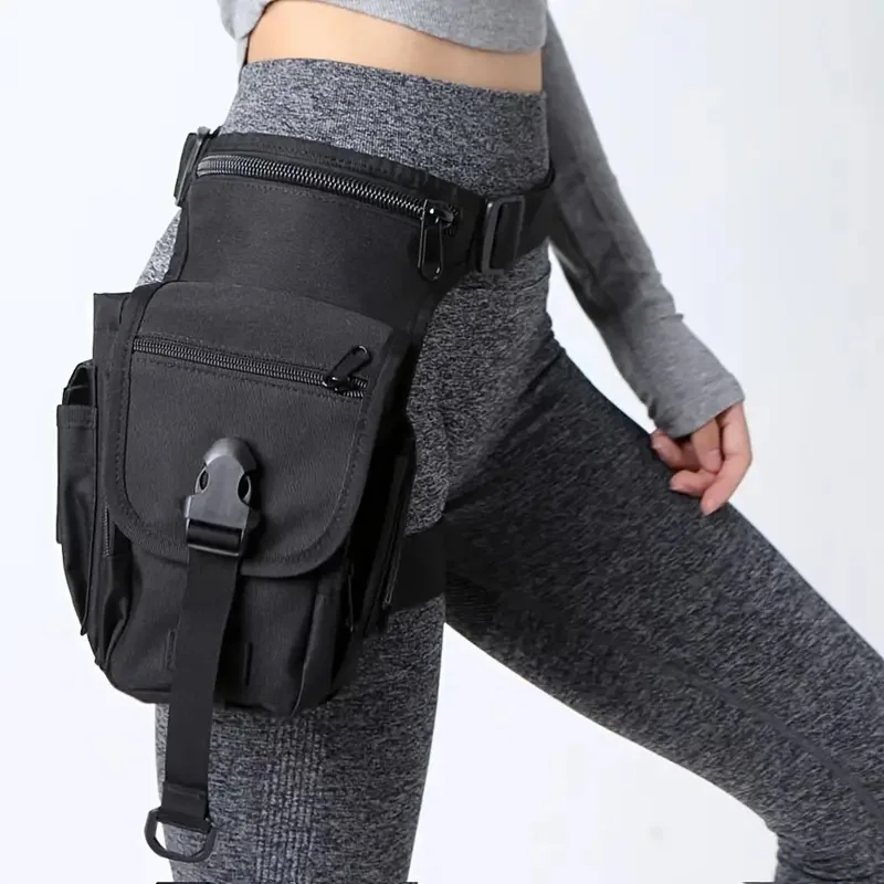 1 Uds. Riñonera deportiva multifuncional de tela Oxford para ciclismo al aire libre, pesca, resistente al agua, para senderismo/Camping/viajes