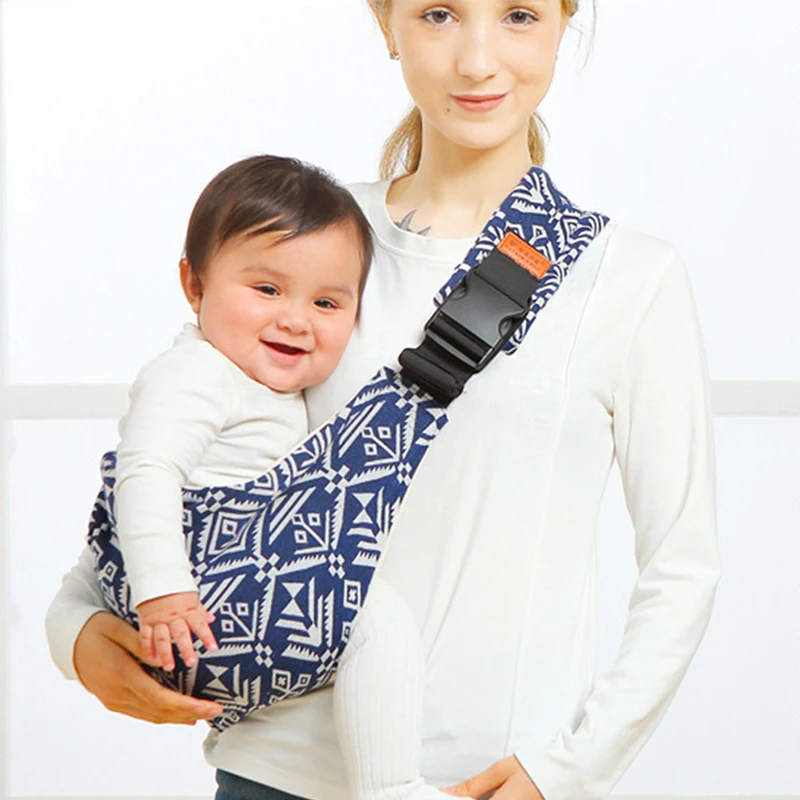Portabebés con eslinga ajustable, cinturón cruzado para bebé, asiento de cadera, soporte ergonómico, cinturón de transporte portátil para recién nacido al aire libre - imagen 2