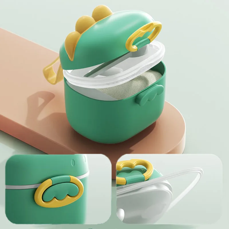 Caja de fórmula para bebé, caja portátil de leche en polvo para alimentos complementarios al aire libre, contenedor sellado, contenedor de almacenamiento grande a prueba de humedad - imagen 2