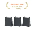 3pcs Grey Wall Pier