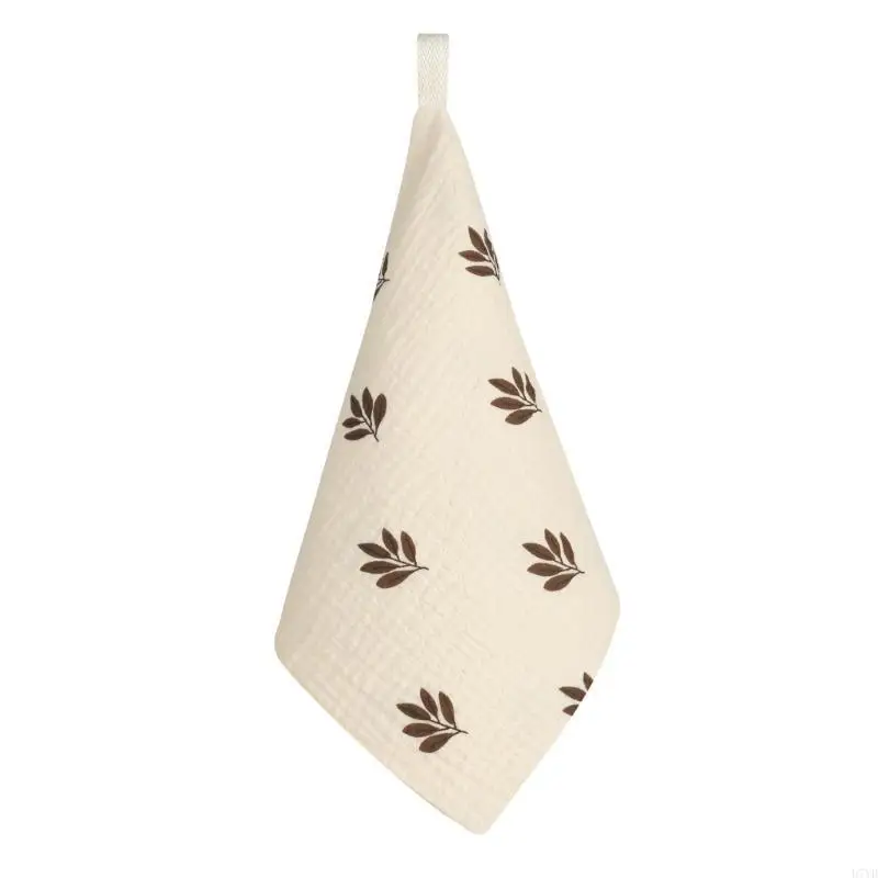 D7YD paño suave para del bebé, toalla limpieza algodón para bebé recién nacido, Baberos para alimentar, pañuelo, - imagen 4