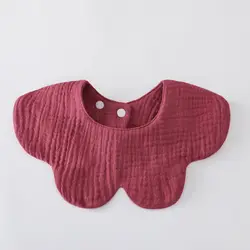 Babero de algodón para bebé – suave, absorbente y práctico diario