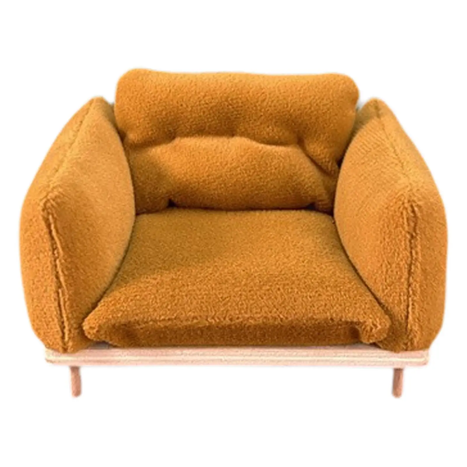 Dollhouse Armchair 1: 12 Dollhouse Decoration Scene Decoration Elegant Decorative Realistic Modern Tiny Model Mini Sofa Model Dollhouse Armchair 1: 12 Dollhouse Decoration Scene Decoration Elegant Decorative Realistic Modern Tiny Model Mini Sofa Model