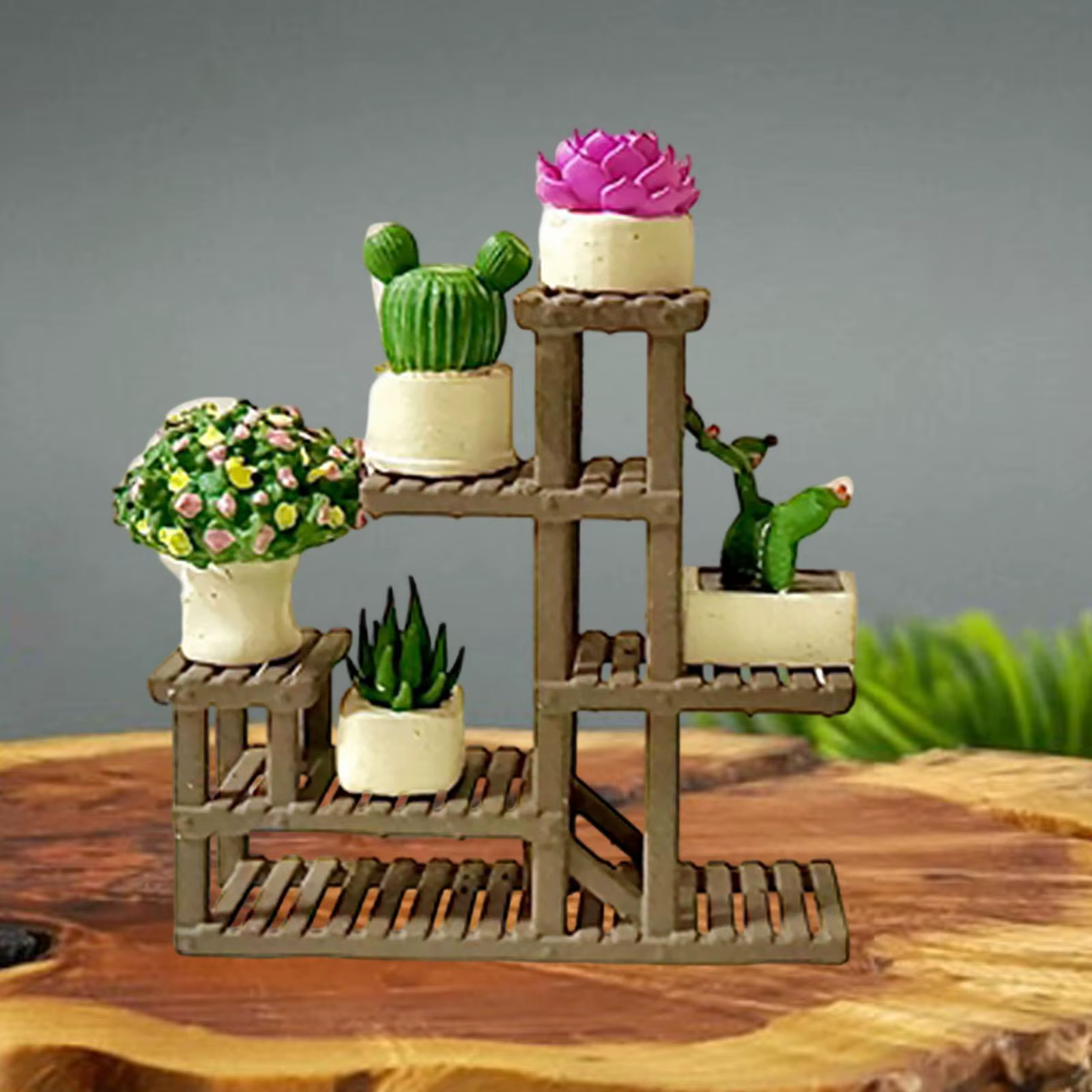 Mini flores en macetas – Accesorios para casa de muñecas - imagen 3