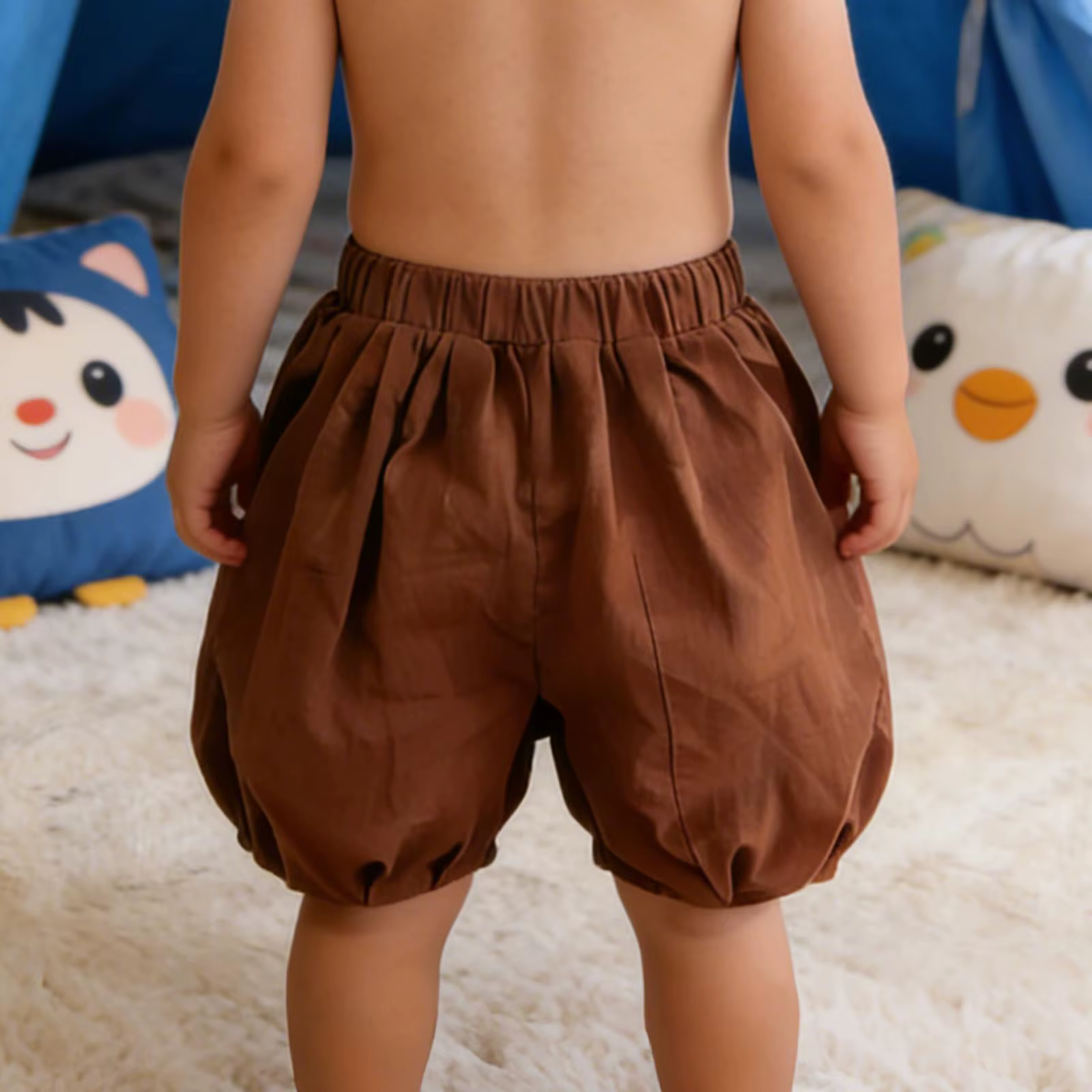 Pantalones bombachos de algodón para bebé – Estilo medieval - imagen 2
