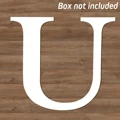 only Letter U No Box