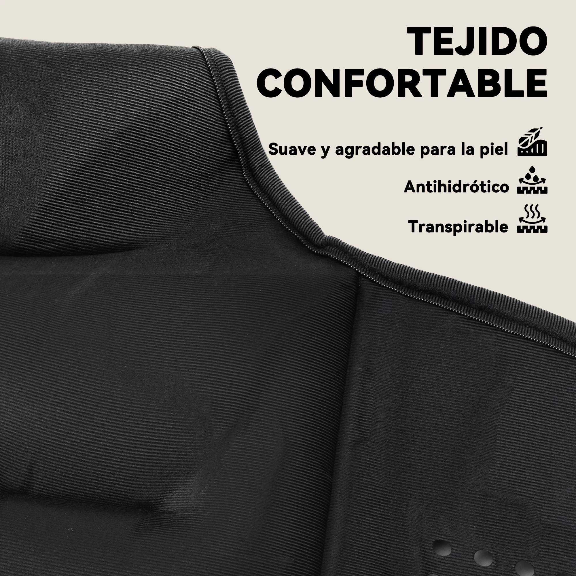 SPORTNOW Chaleco Lastrado , Chaleco Peso Entrenamiento Transpirable, con 2 Correas Ajustables y Bandas Reflectantes, para Entrenamiento de Fuerza, Jogging, Negro - imagen 5