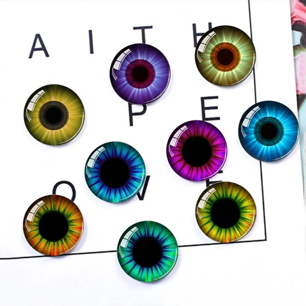 Ojos de Oso de Cristal con purpurina de seguridad, piezas de juguetes de peluche, artesanía de ojos, accesorios de muñecas de animales, 6mm-20mm, 10 pares - imagen 4