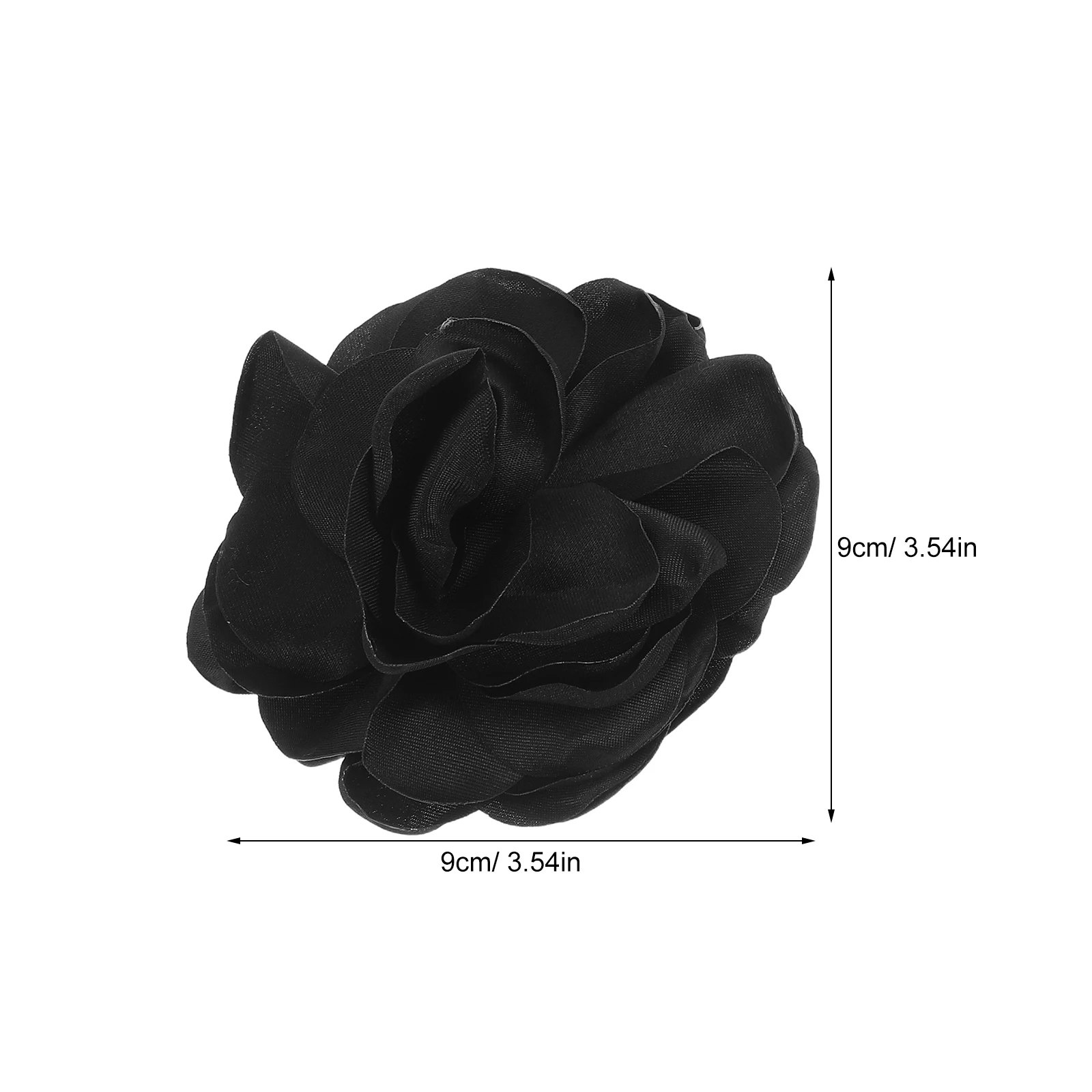 Clips para zapatos para mujer, adornos de flores extraíbles, decoraciones florales artificiales hechas a mano, Sandalias planas de tacón alto - imagen 4