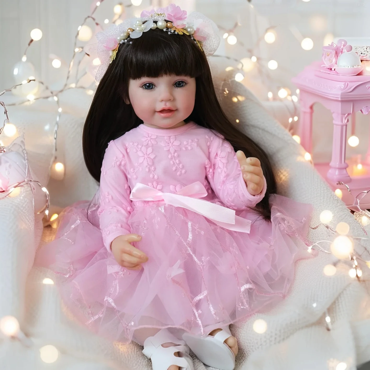 Muñeca bebé reborn NPK de vinilo suave, cuerpo completo - imagen 5
