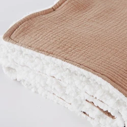 Manta envolvente de felpa suave para recién nacido – Funda cochecito