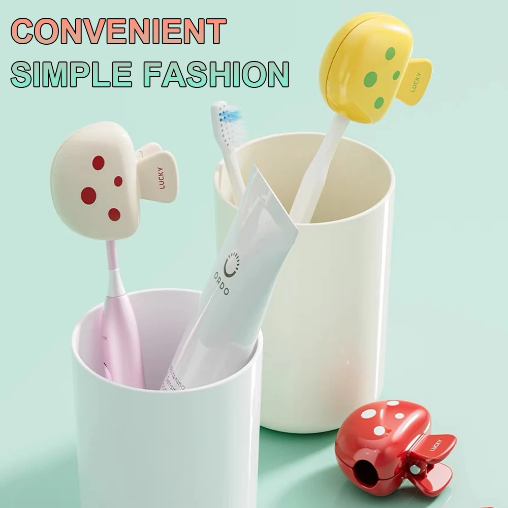 6/3/1 Cubierta para cabezal de cepillo de dientes de viaje - Linda cabeza de cepillo de dientes en forma de seta - Tapa protectora Tapa protectora portátil, adecuada para - imagen 3