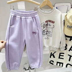 Pantalones infantiles con lazo para niño – Estilo elegante y casual