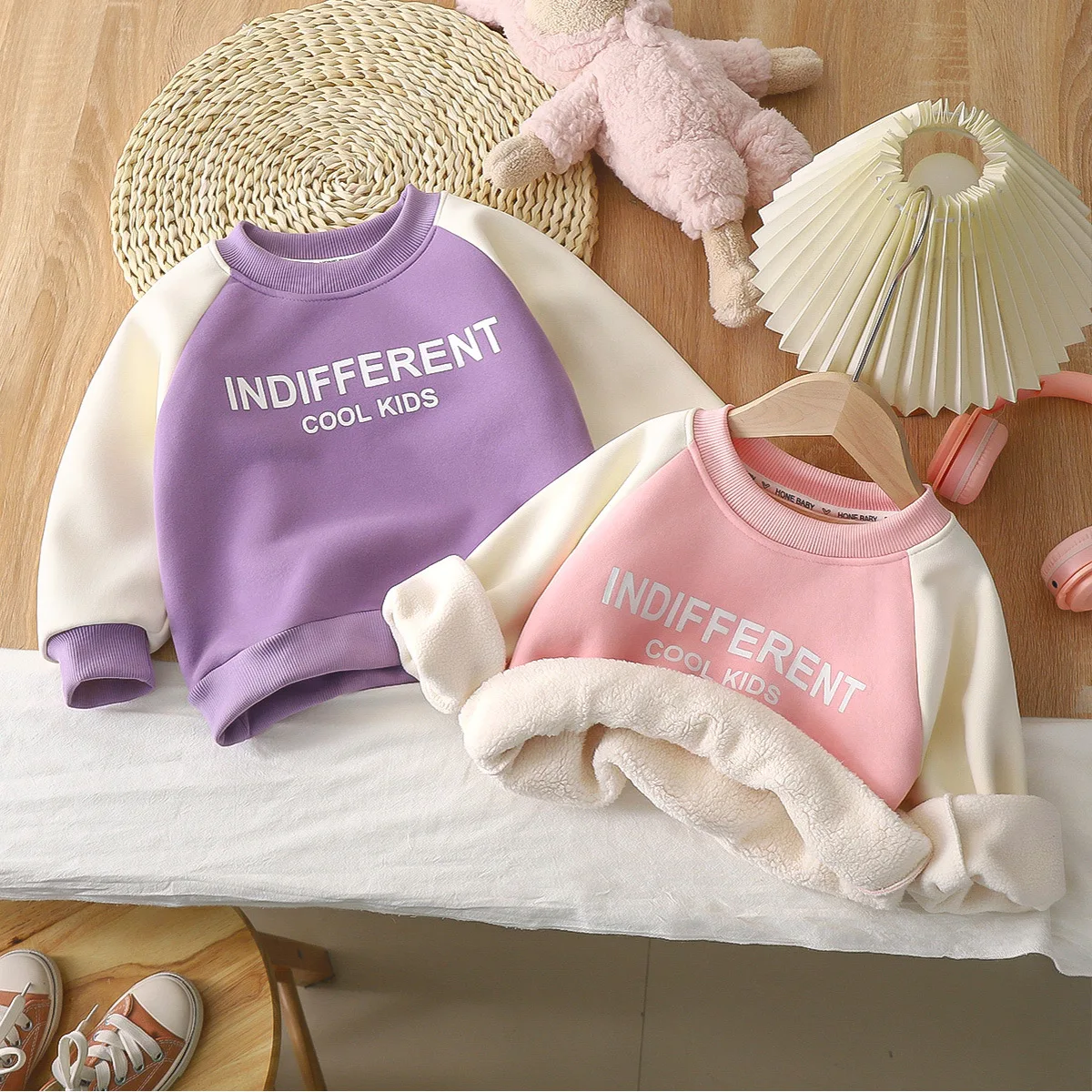 Sudadera de lana con letras para niño – Ropa de invierno infantil - imagen 3