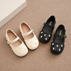 Zapatos de princesa para niña – Mocasines de cuero con lazo