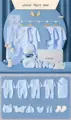 winter 19pcs blue