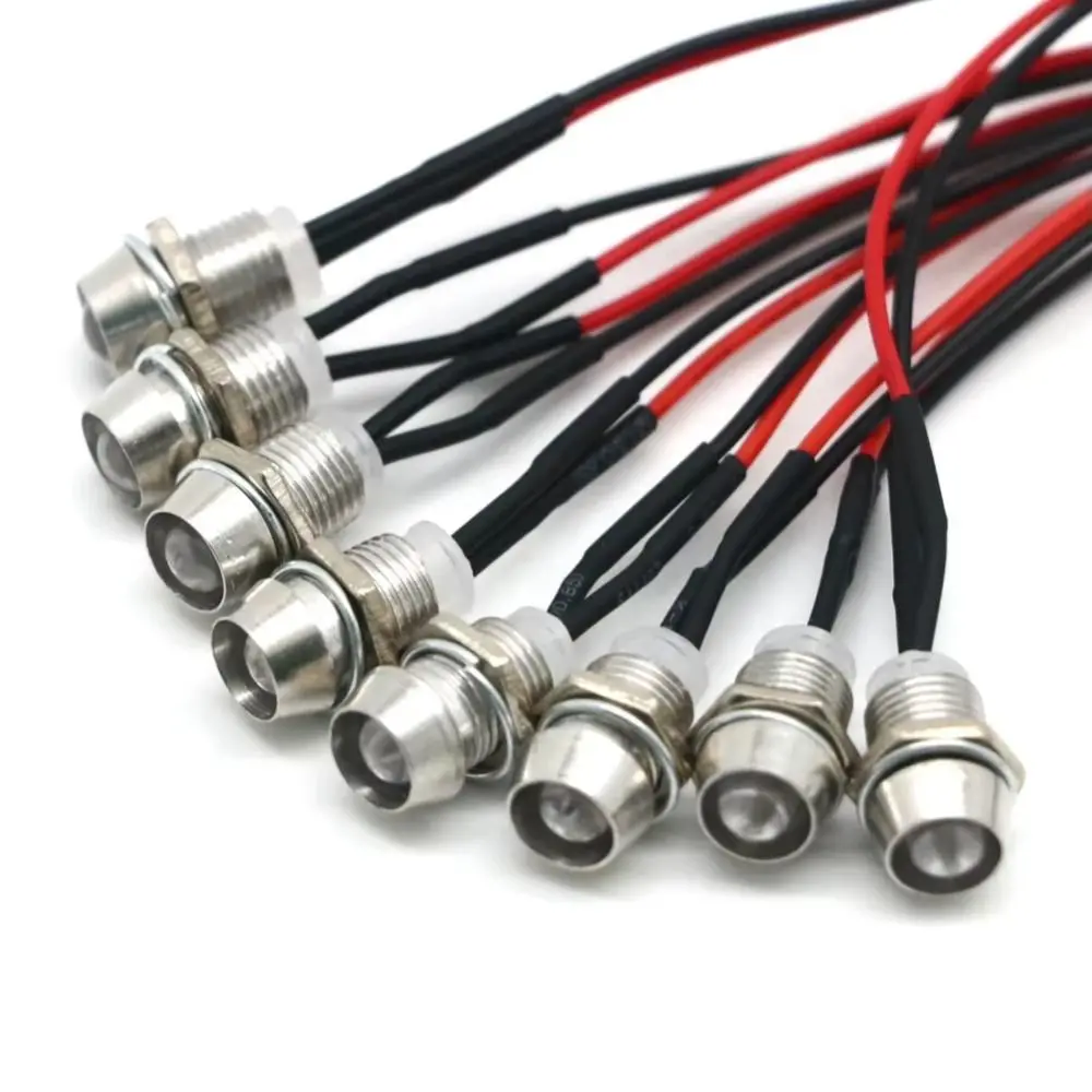 Luces LED para coche RC - Faros rojos y blancos, 70 cm de longitud - imagen 2