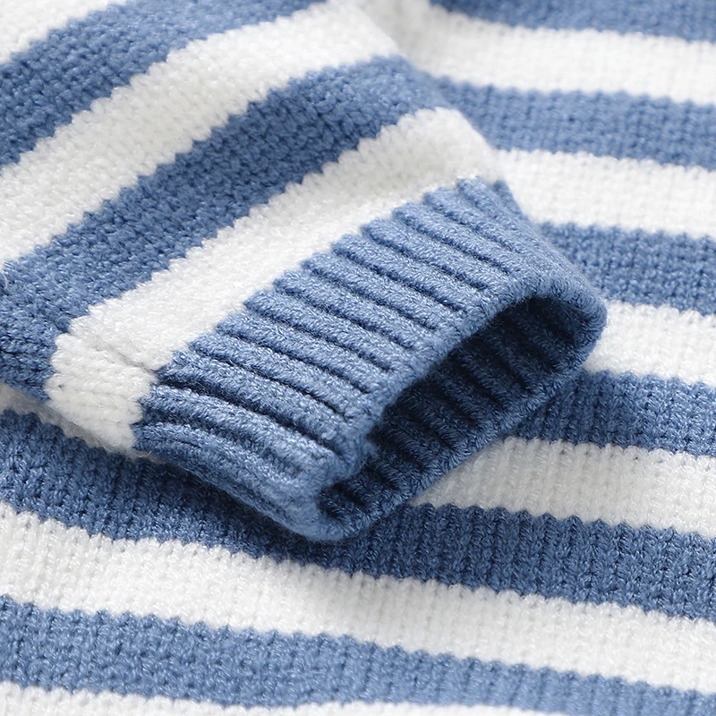 Conjuntos de 2 uds para bebés, niños y niñas de 0 a 9m, suéteres informales de manga larga, jerséis, Tops y pantalones, conjunto de ropa de punto para recién nacidos - imagen 4